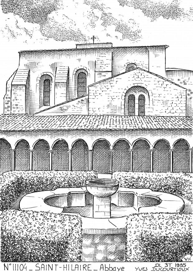 N 11104 - ST HILAIRE - abbaye